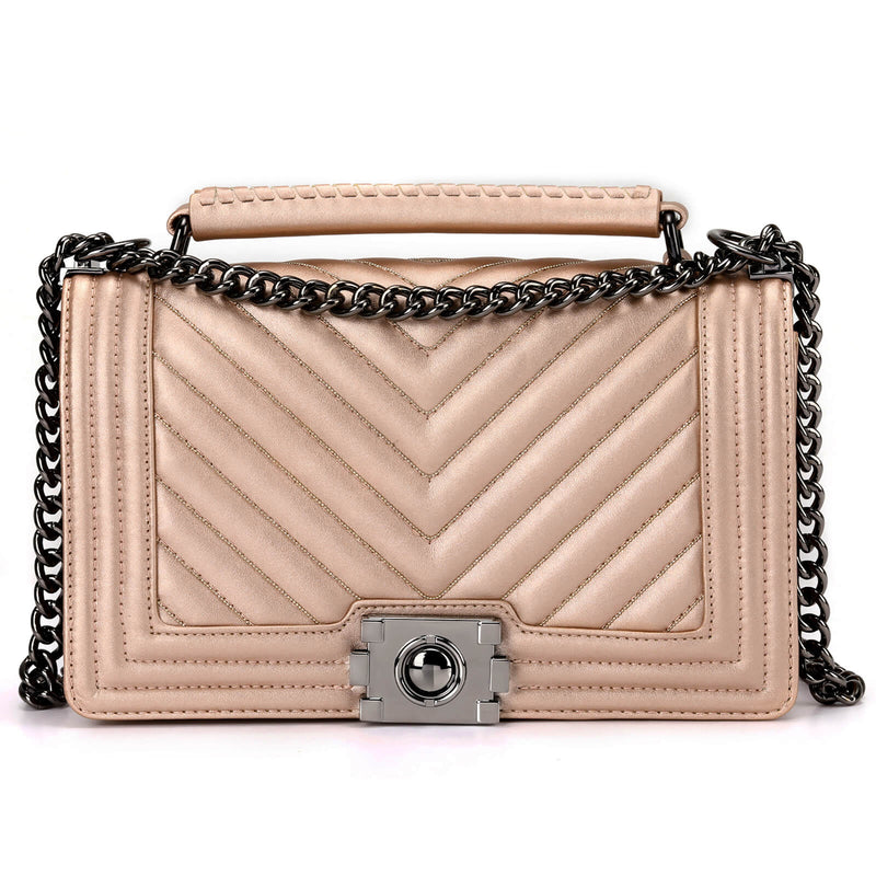 LuneVille-Women's-Shoulder-Crossbody-Bag-Rose Gold