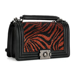 LuneVille-Animal Stripes-Crossbody Bag-Messenger Bag-Shoulder Bag-Clutches Bag-Orange